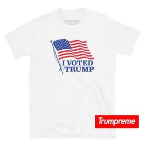 Donald Trump I VOTED TRUMP tshirt - USA MAGA KAG